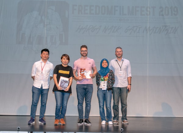 Tham Seen Hau, Special Mention & Micheal Rares Ghilezan, winner of the Best Short Documentary