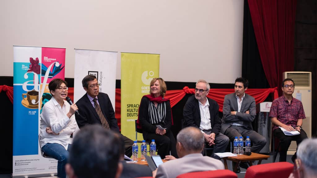 A public forum on censorship organised together with Goethe-Institut and Alliance Francaise