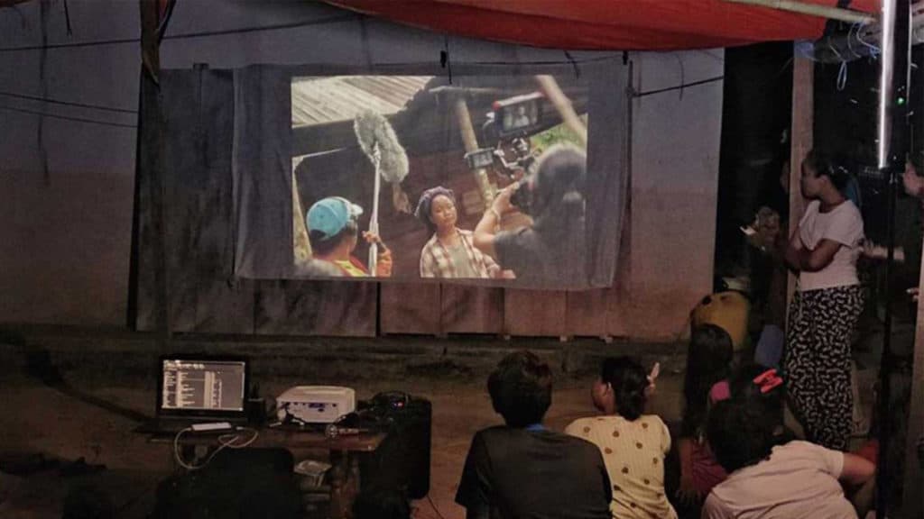 Community film screening of Selai Kayu Yek in Kelantan